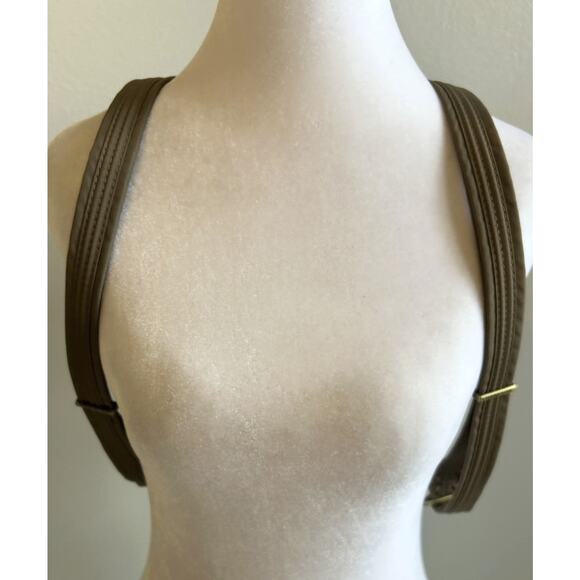 Travelon Anti-Theft Signature Slim Travel Backpack Purse Nylon Tan Brown Pink - Picture 3 of 11